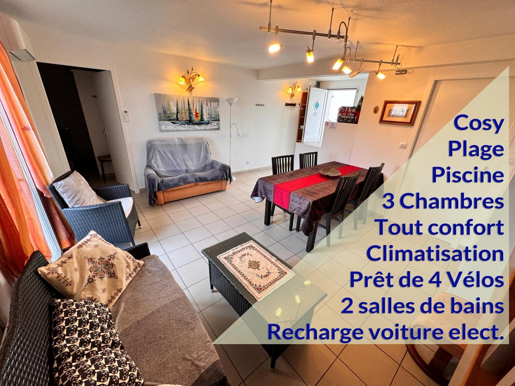 Les Amareyeurs - Ile D'Oleron - Maison Classee 3 Etoiles Avec Piscine - Clim - Velos Le Chateau d'Oleron Bagian luar foto